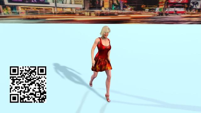 Look  at Walk Turn 180 Wide  Left  in  3D Animation!