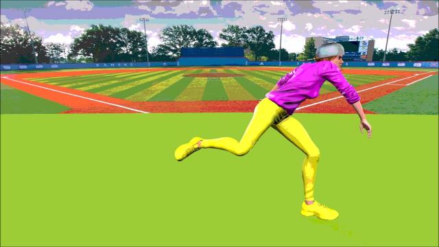 Look  at baseball pitching!  ( 3D  Animation)