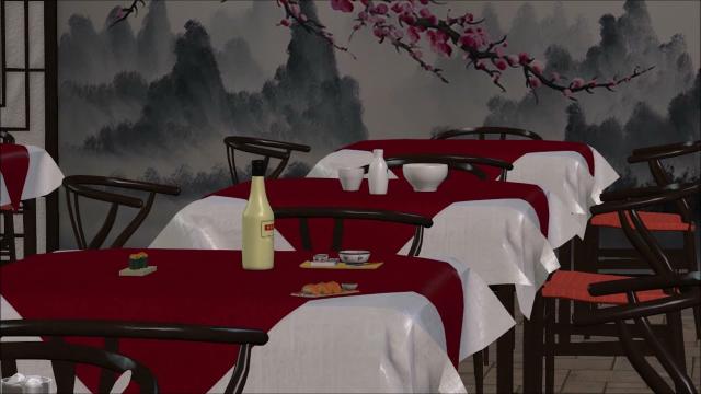 Japanese Restaurant  3D Model