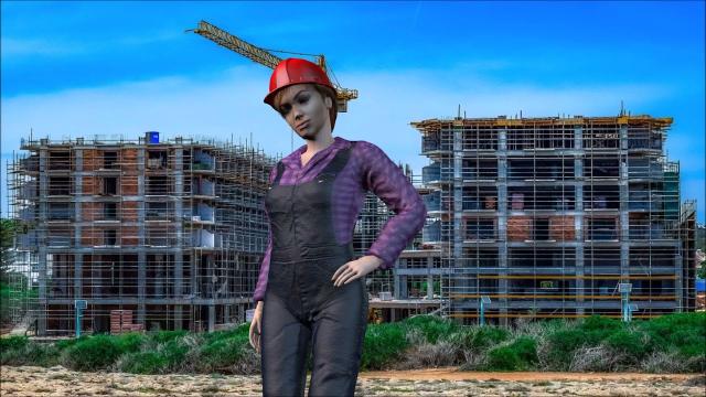 Worker  on  the  construction  side