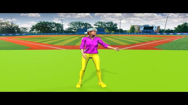 Look  at  baseball  Idle  Motions!( 3D Animation)