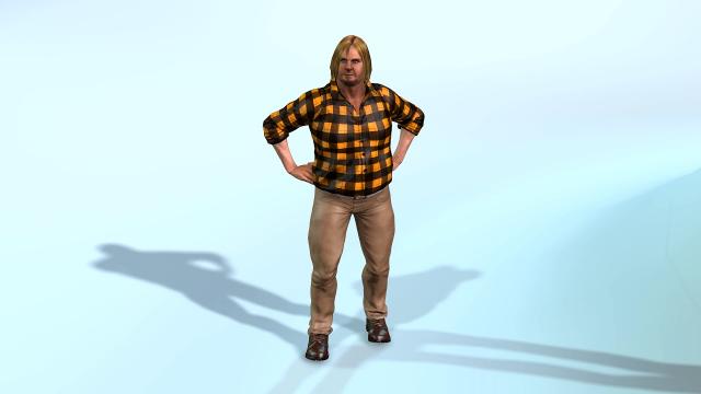 Funny man -3D model