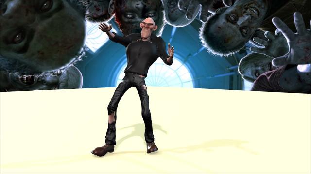 Pacing  Zombie (3D Animation)