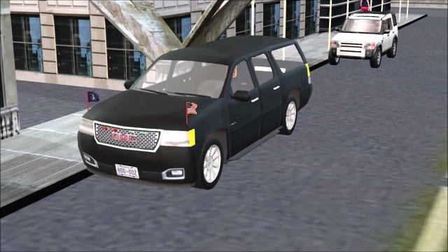 Presidential State Car  3D  Model