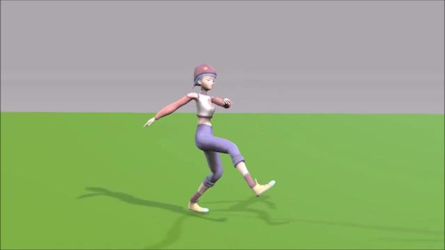 Танец в стиле свинг 3Д анимация