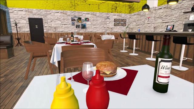 How  about cosiness  Restaraunt ? (3D  Model)