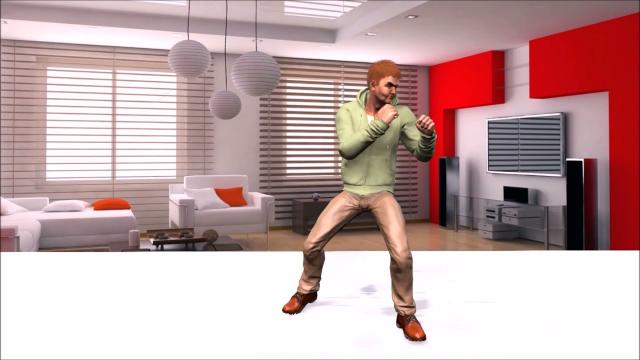 Knee  jabs  to uppercut ( 3D Animation)