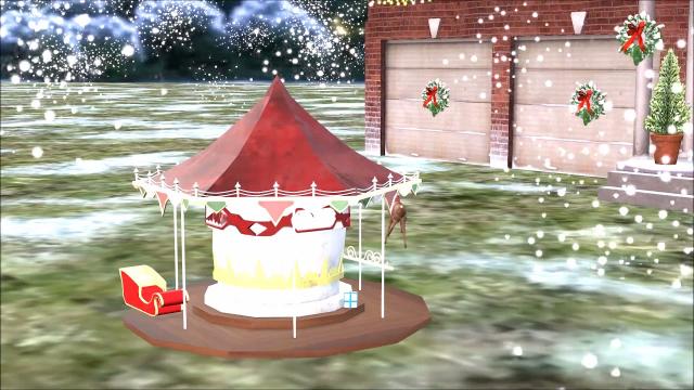 Magic Christmas  Carousel  (3D Model)