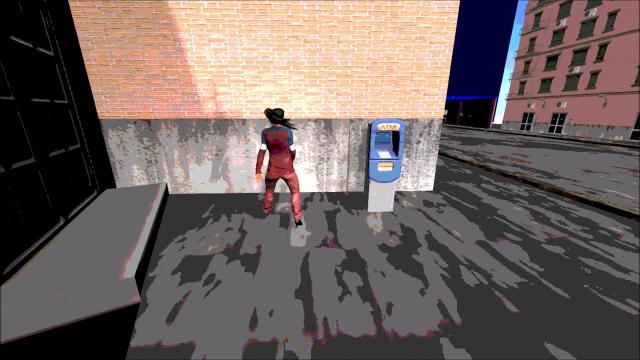 Strafe  left  walk- 3D  Animation