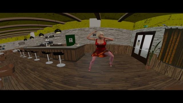 Gangnam   dance  in Restaurant  interior