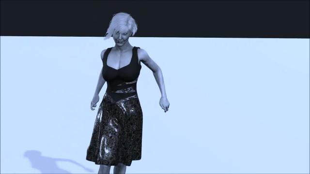 Энергичный хип хоп танец с поднятием коленей  3Д Анимация
