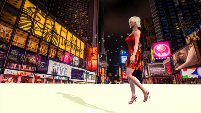 Look  at Catwalk Defile simple! (3D Animation)