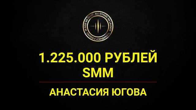1,225,000 рублей на SMM: Анастасия Югова