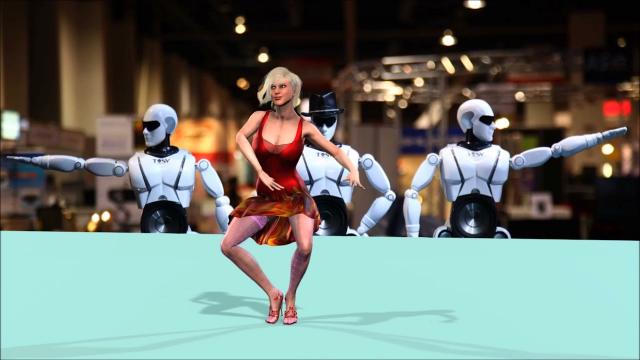 Run,run,run  World!    Dance  in  3D  Animation.