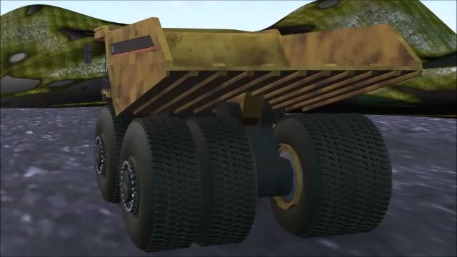 Mining  dump  truck - 3D  Animated  Model